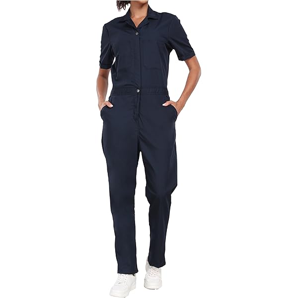 Amazon.com: YiZYiF Unisex Men Short Sleeve Wide Leg Mechanic
